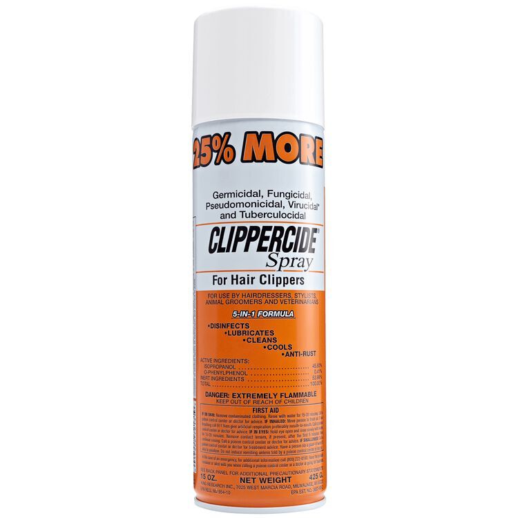 Clippercide Spray For Clippers 15oz.
