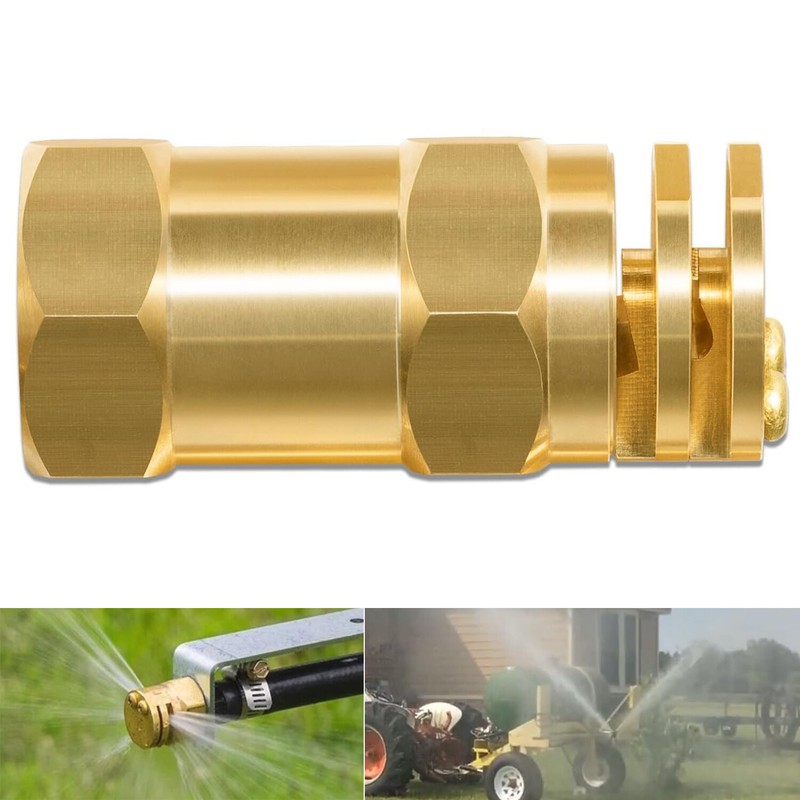 6541-1 Boomless Spray Nozzle 1/2″ FPT #10 Orifices (90° & 180° Caps) 4.2 GPM