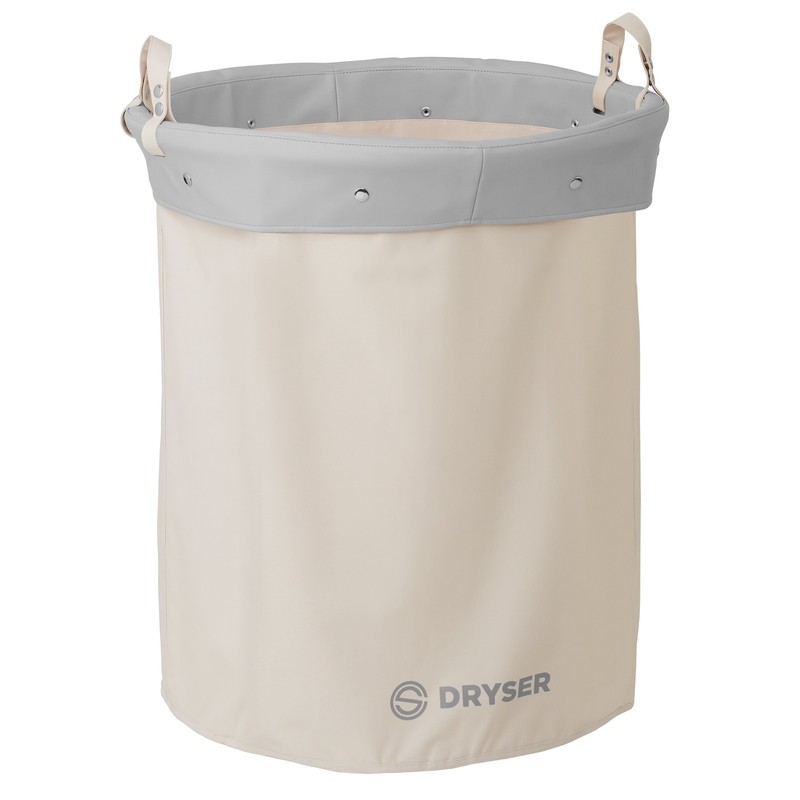 Round Replacement Commercial Laundry Hamper Canvas Bag for Model 290R White gallery