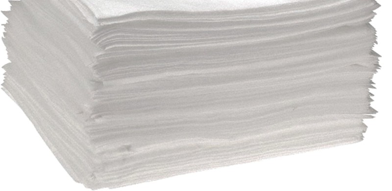 PRO-SAFE White Oil Sorbent High Absorbency Polypropylene Pads: 200 Pack, 17"x15" gallery