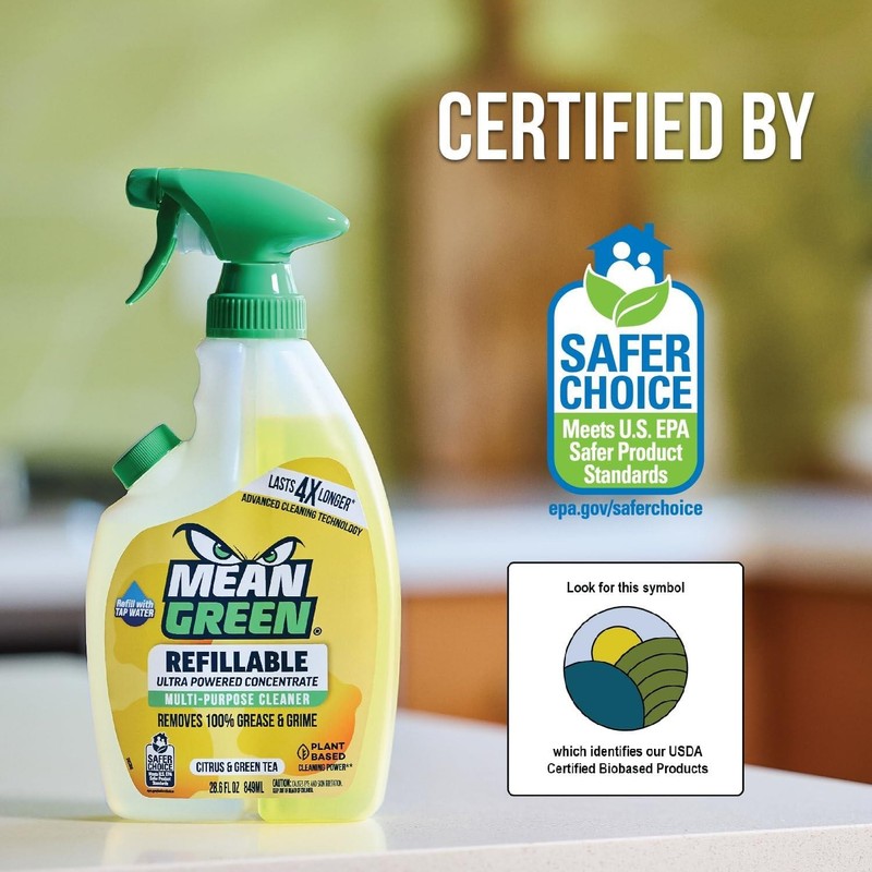 Mean Green Refillable Multi-Purpose Cleaner Concentrate, 14.3 oz - 396268 gallery
