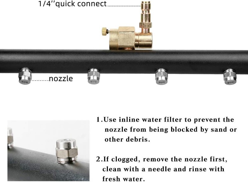 Twinkle Star 16 Inch Dual-Function Undercarriage Cleaner, Surface Cleaner gallery