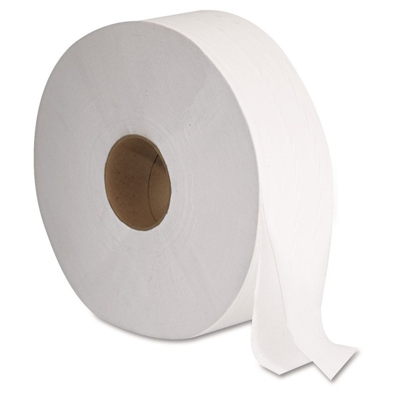 GEN 1513 3.3 in. x 1375 ft. 2-Ply JRT Jumbo Bath Tissue - White (6/Carton) New gallery