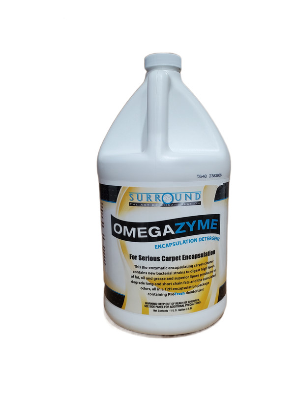 BONNET PRO SURROUND OMEGAZYME Encapsulant Detergent, Case of 4 Gallons