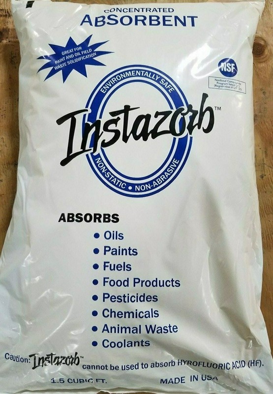 Instazorb Oil Dri; Maintenance Multiuse Absorbent Floor Dry;All natural;12lb bag