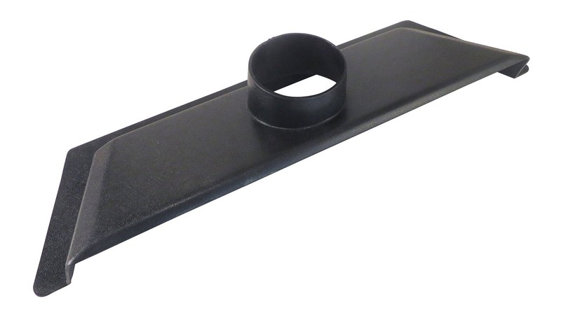 24" Wide x 7" Deep With 2" High Opening Floor Dust Sweep ABS Plastic with 4"...