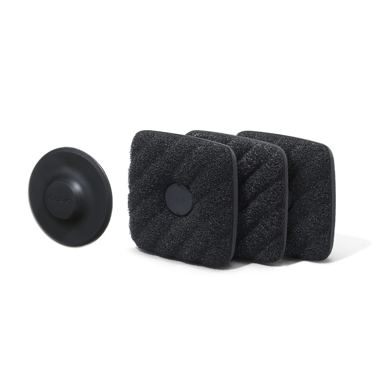 Curio Home Goods Ionic Non-Scratch Dish Sponges Magnetized Holder Odor