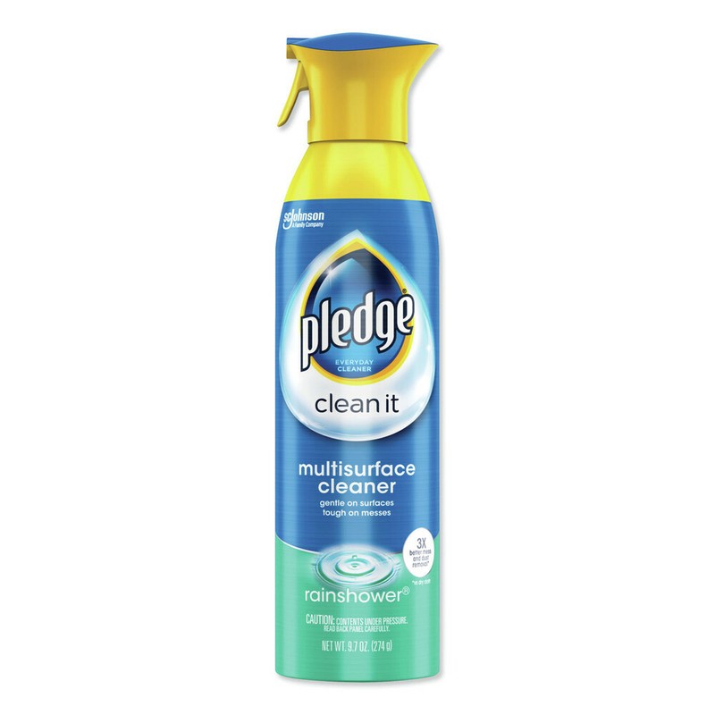 Pledge 339851 9.7 oz. Multi-Surface Everyday Aerosol - Rainshower (6/CT) New