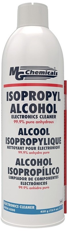 MG Chemicals 99.9% Isopropyl Alcohol Electronics Cleaner, 15.9 oz Aerosol Spr…