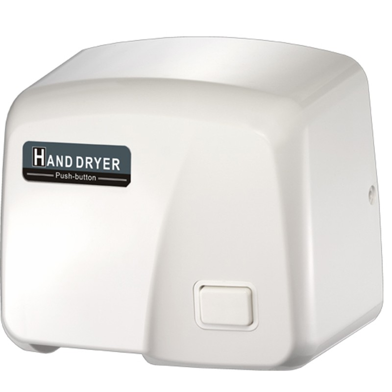 FastDry 120V Push Button Hand Dryer with FREE Wall-Plug