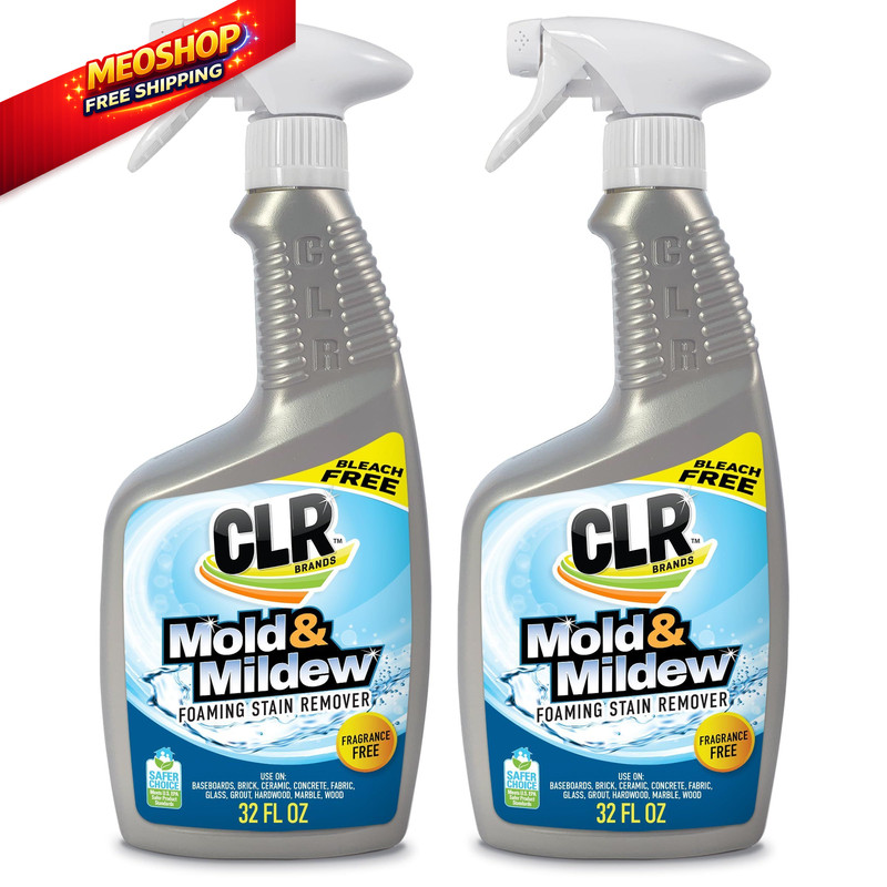 CLR Brands Mold and Mildew Stain Remover, 32 oz. Spray 32 Fl Oz (Pack of 2)