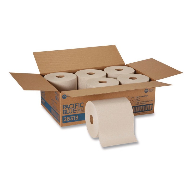 Georgia Pacific Professional 26313 7.87″ x 1000′ Paper Towel Roll – Brown (6/CT)