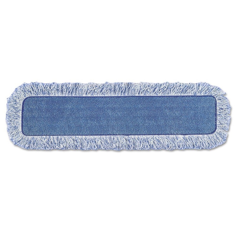 Rubbermaid Commercial Q41600CT 18 in. Microfiber Mop Pad – Blue (6/Carton) New