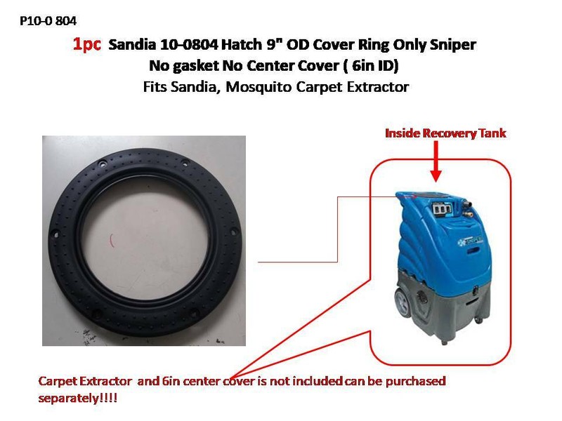 1pc Sandia 10-0804 Hatch 9″ OD Cover Ring Only Sniper No gasket No Center Cover