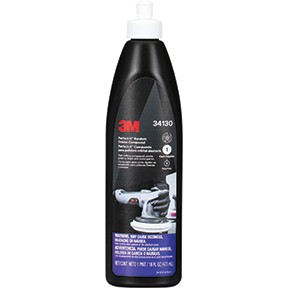 3M Perfect-It Random Orbital Compound 34130, 1 Pint (16 fl oz/473 mL), 6/Case