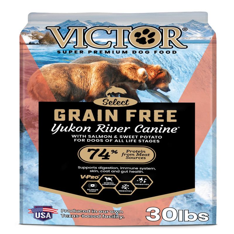 Victor Super Premium Dog Food Grain Yukon River Canine Supports Immune