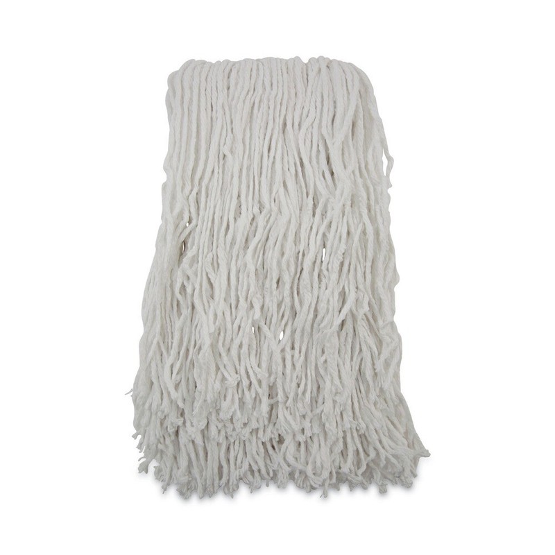 Boardwalk RM03024S B&ed Rayon 24 oz. Cut-End Mop Heads - WHT (12/Carton) New