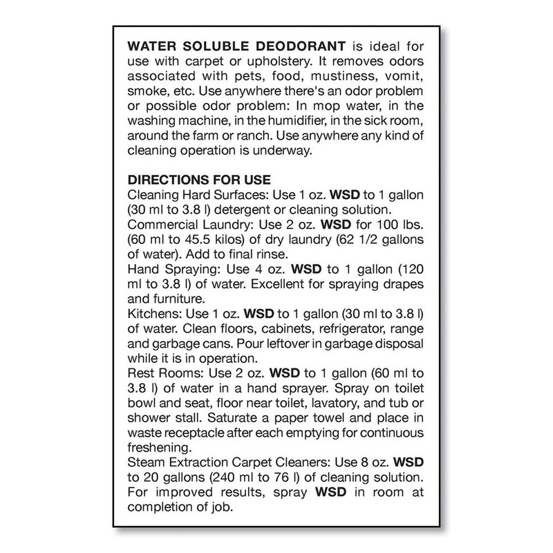 Big D Industries 1358 1-Gal. Water-Soluble Deodorant - Mountain Air (4/CT) New gallery