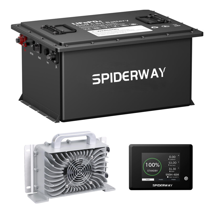 36V（38.4V） 105Ah Lithium LiFePO4 Battery for Taylor Dunn Utility Personnel Cart gallery