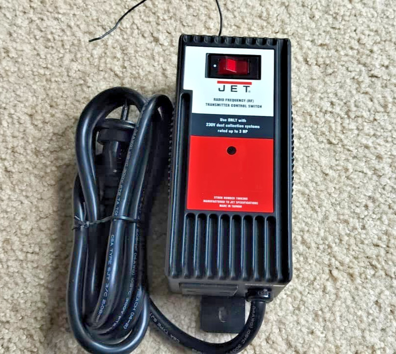 JET RF Remote Control for Dust Collectors, 1Ph 230V (DC-RC230) *MISSING REMOTE* gallery