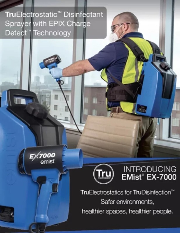 EMist EX7000 Backpack Disinfectant Sprayer (C) gallery