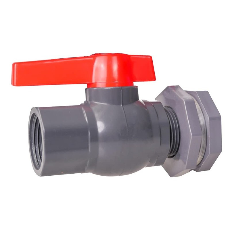 Ququyi 3/4 Inch PVC Rain Barrel Valve Spigot Kit with Ball 3/4″+valve