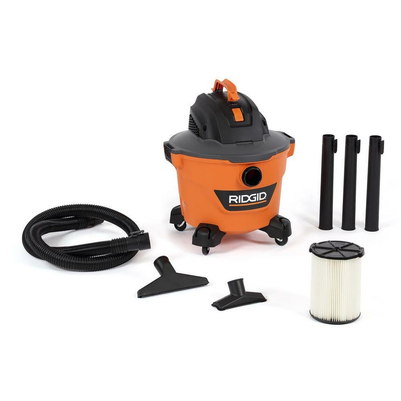 9 Gal. 4.25-Peak HP NXT Wet/Dry Shop Vacuum with Filter, Hose and Accessories