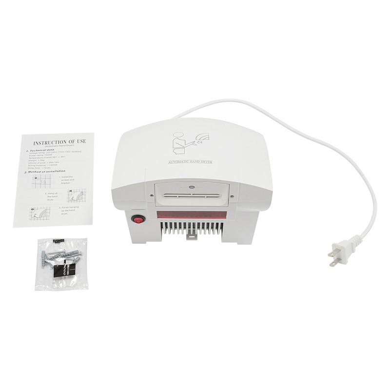 1200W Hand Dryer Commercial Electric Automatic Sensor Handy Bathroom Restroom gallery