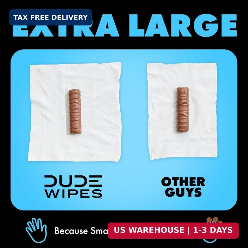 DUDE Wipes Flushable Wet Wipes 48 Count Dispenser, Unscented Wet Wipes with Vita gallery