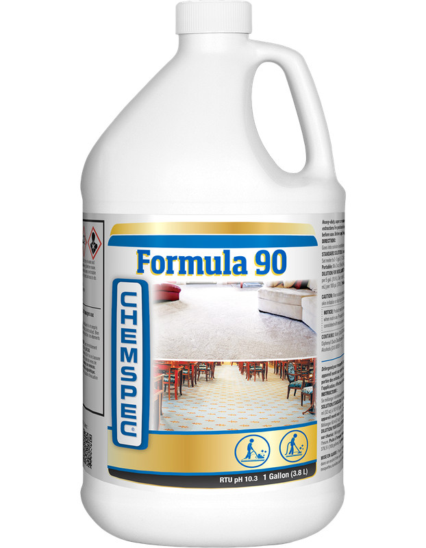 Chemspec Liquid Formula 90 Professional Carpet Cleaning Detergent C-LF904G 1 gal