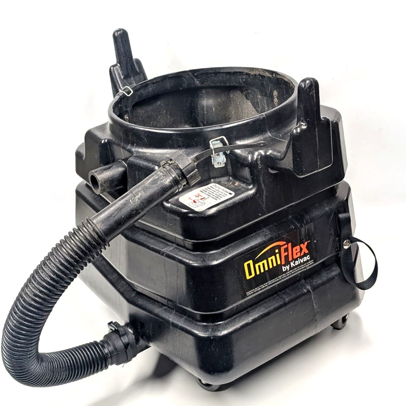 Kaivac OmniFlex Vacuum Tank Assembly w/ Wheels Drain Hose auto attachment